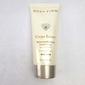 NWT Body Firm Crepe Erase advanced refining facial scrub 6 fl oz